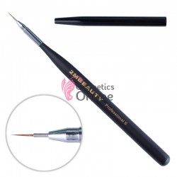 Pensula de unghii 2M Black Beauty pentru pictura din par natural Decor S
